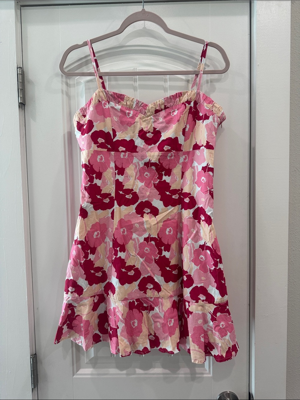 Love Riche Pink and Cream Floral Mini Dress